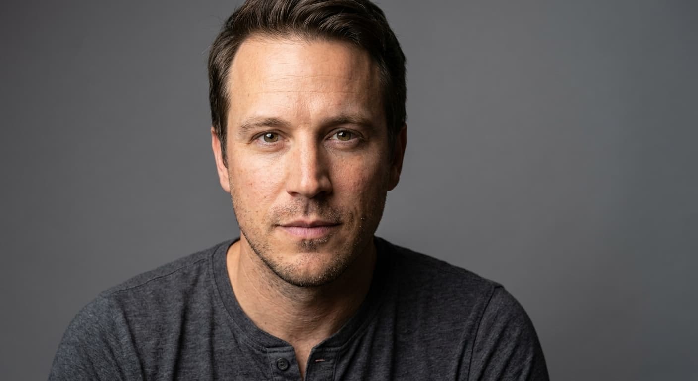 Actor headshot example