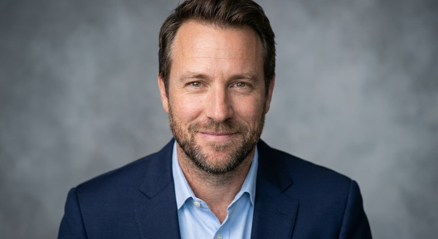 Business professional headshot example