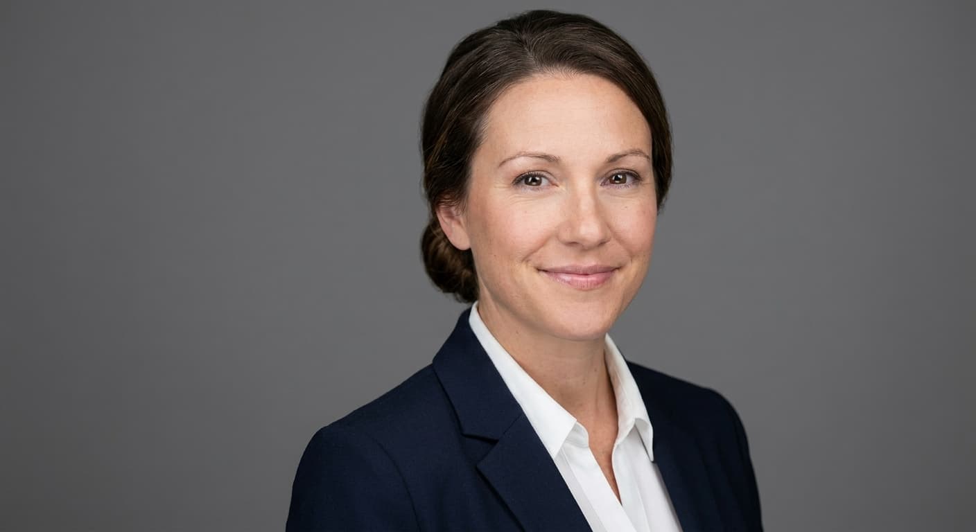 Corporate professional headshot example