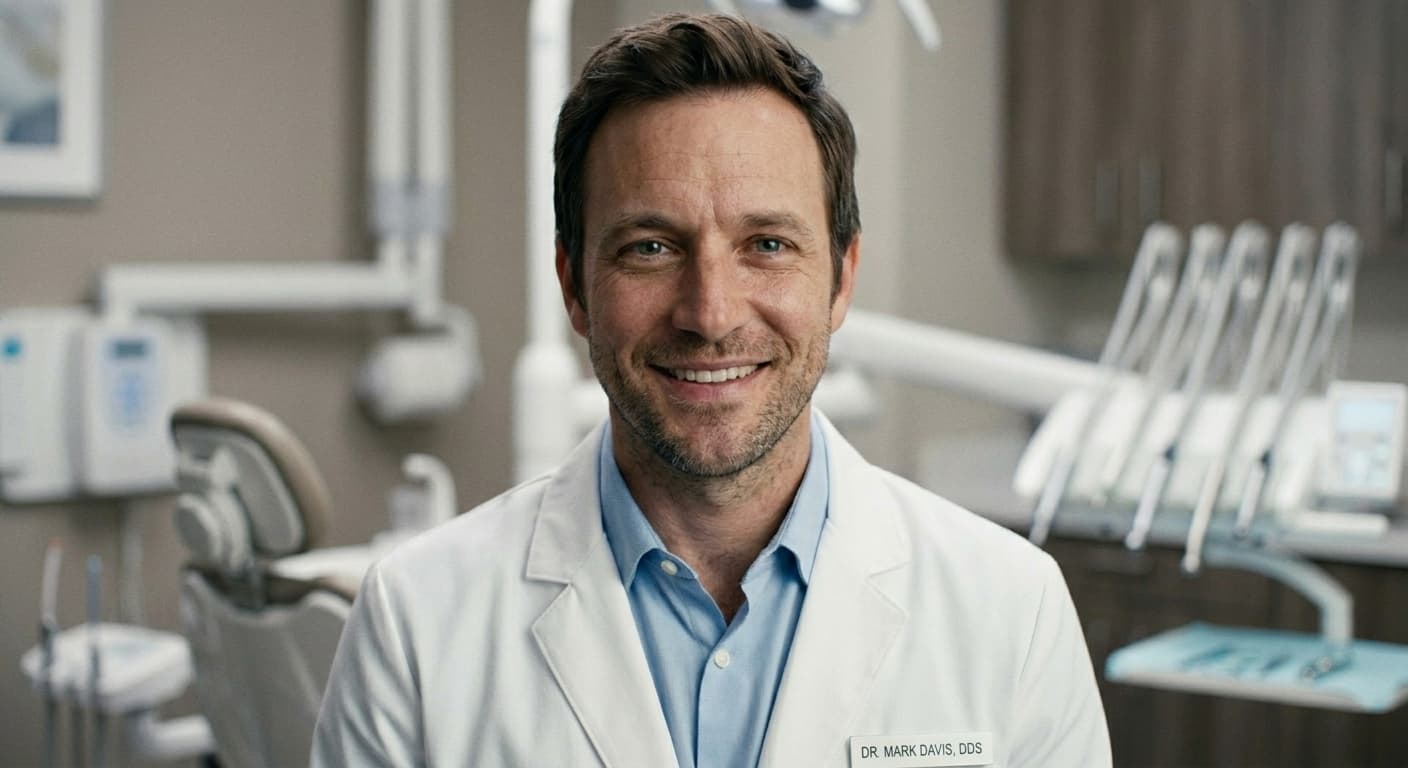 Dentist headshot example
