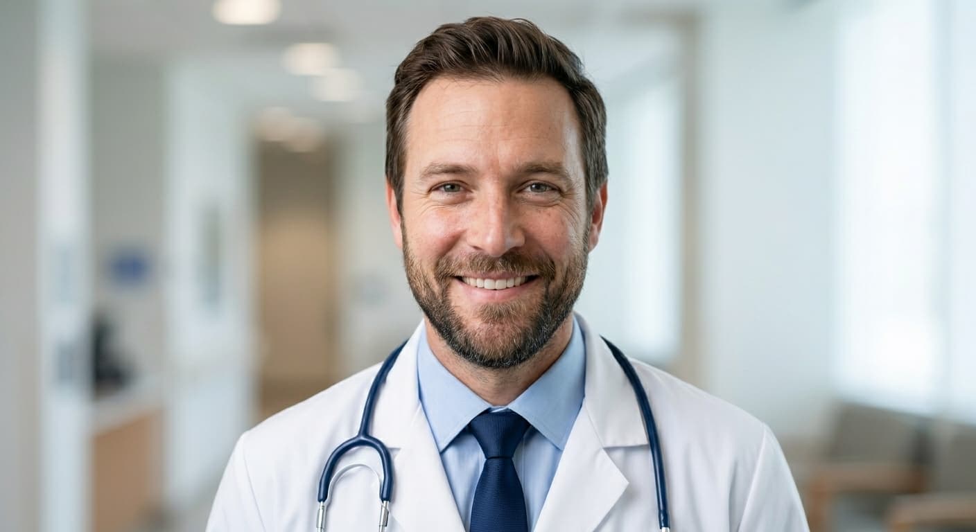 Doctor headshot example