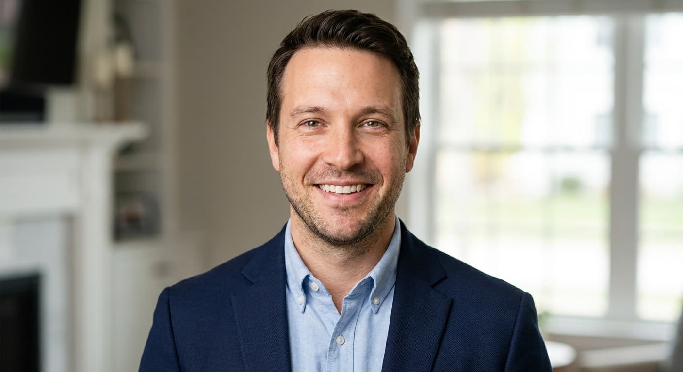 Real estate agent headshot example