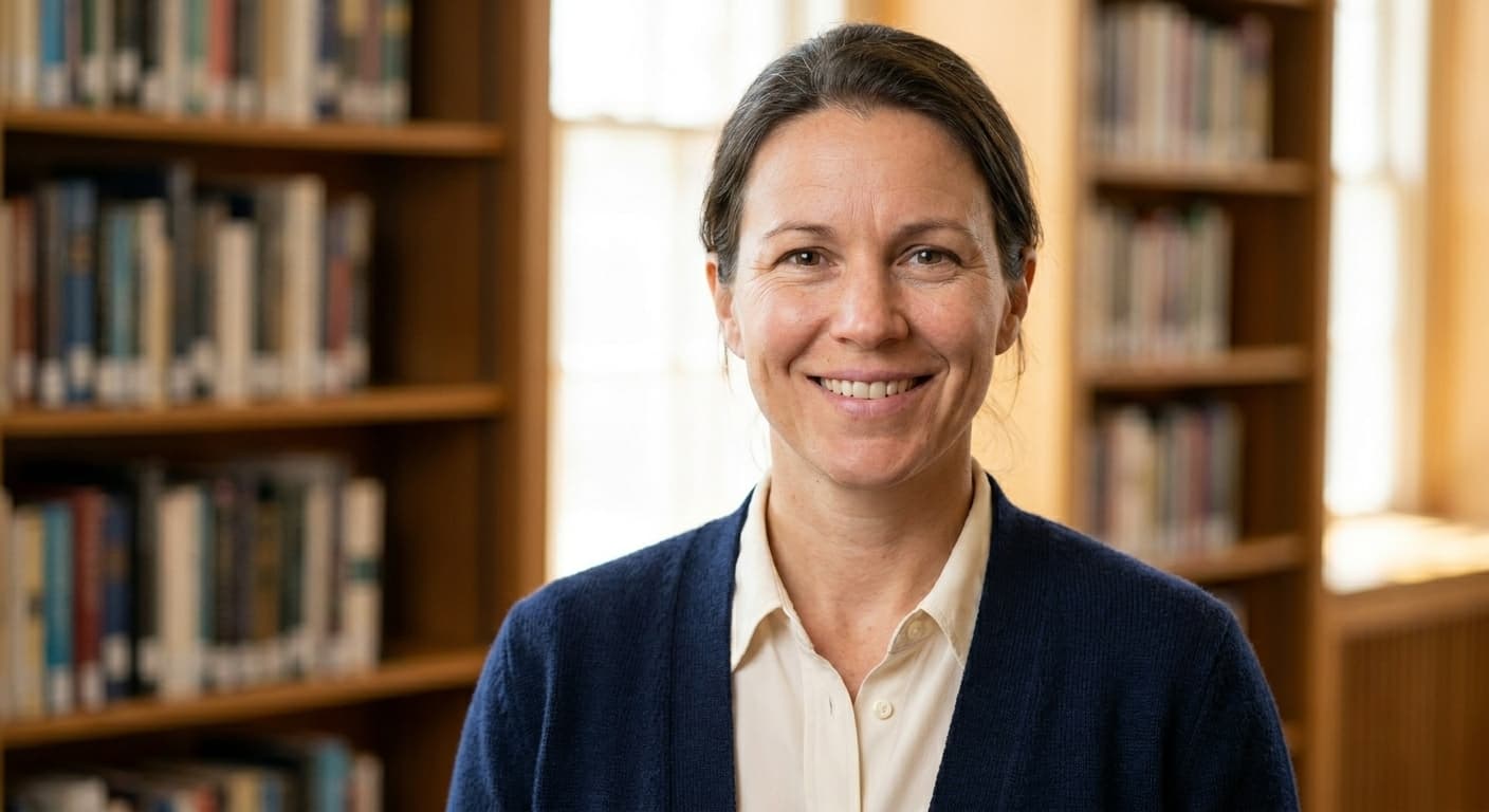 Teacher headshot example
