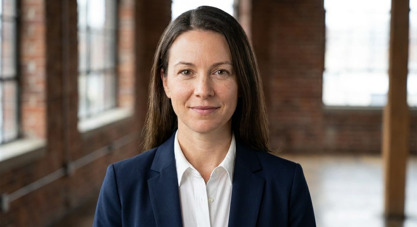 Industrial / loft headshot background example