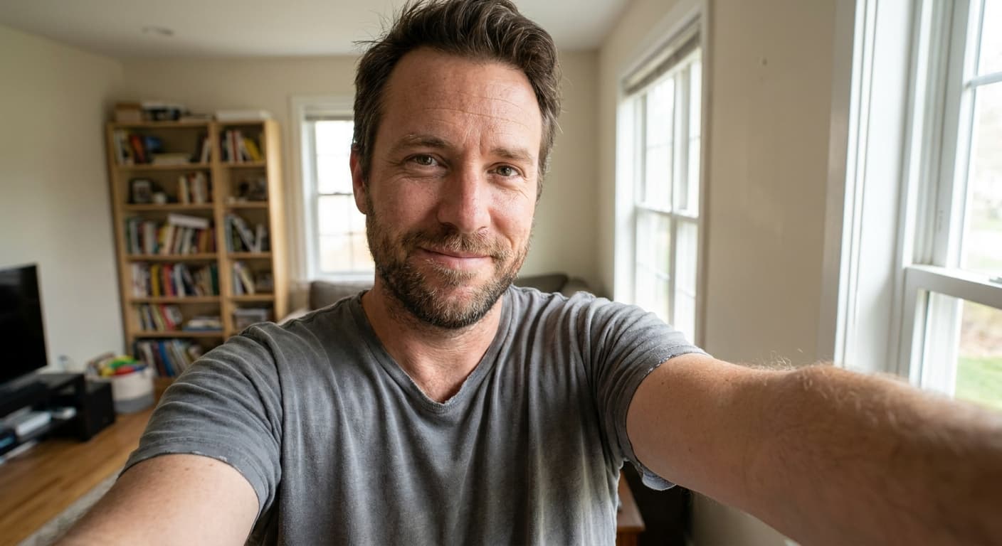 Example selfie from the Portreya library