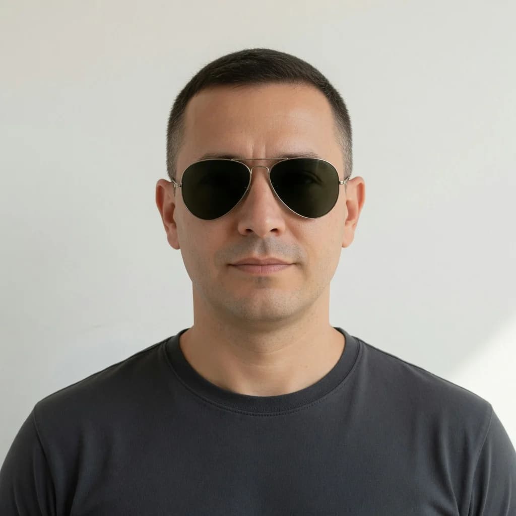 Pilot (teardrop), Men style example