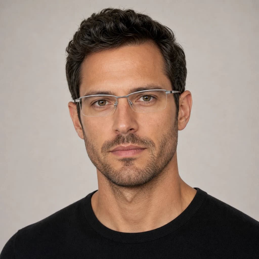 Semi-rimless, Women style example