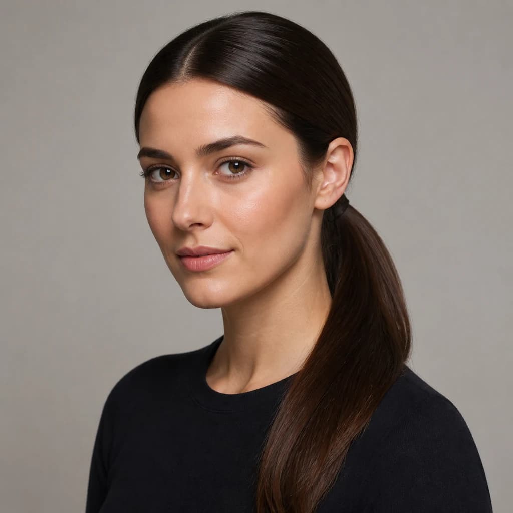 Pelo recogido, ejemplo de estilo para Mujeres