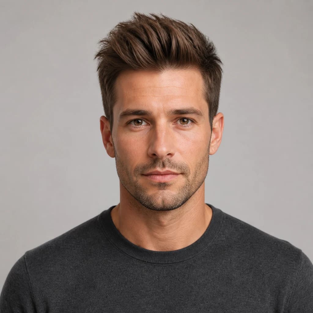 Tupé, ejemplo de estilo para Hombres