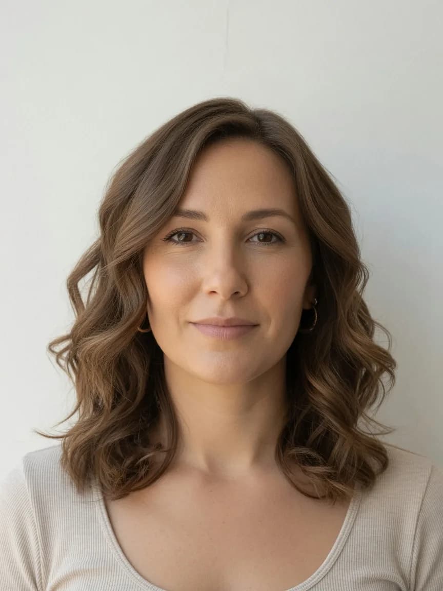 Ondas hasta los hombros, ejemplo de estilo para Mujeres
