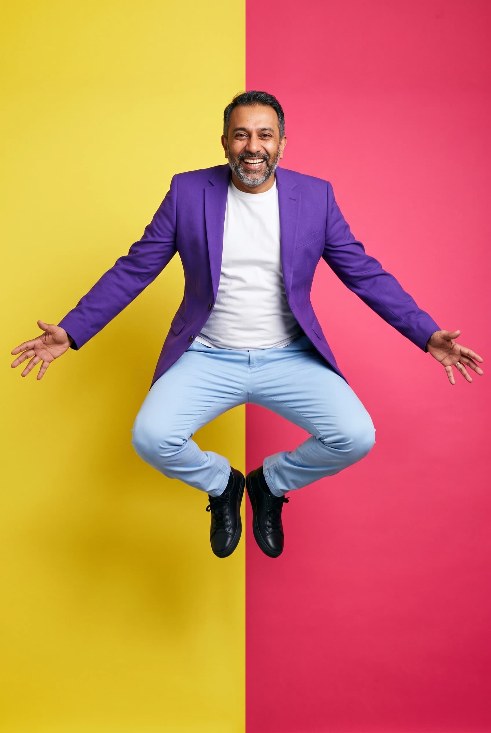 Explosión bicolor, ejemplo de estilo para Hombres